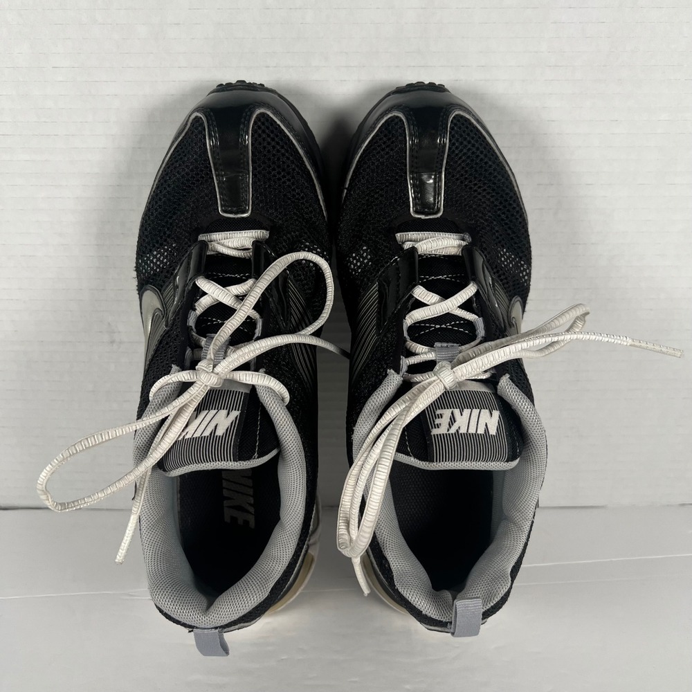 Nike Air Max Trainer 1 Womens 8 Black Metallic Silver Running Shoes 388379-001 - Picture 4 of 6